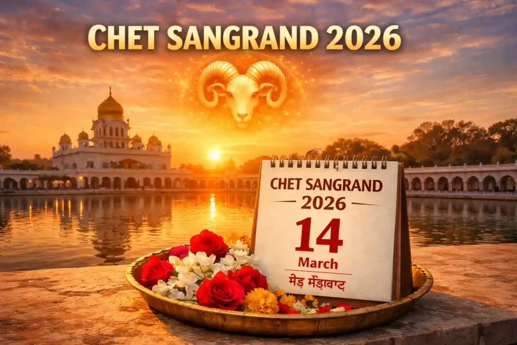 Chet Sangrand 2026 Punjabi New Year Sunrise at Gurdwara