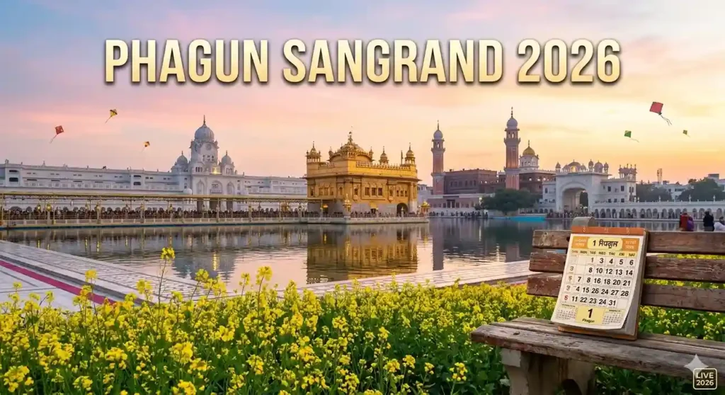 Phagun Sangrand February 2026: Mustard fields blooming at the start of the final Desi month.