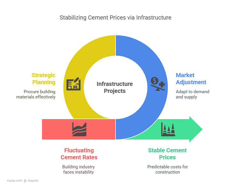 Diagram illustrating various types of infrastructure projects, including transportation, utilities, and public facilities.