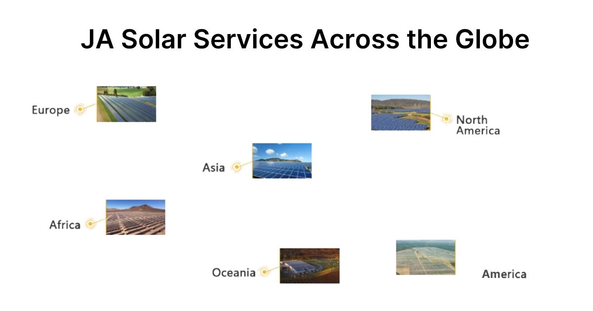 JA Solar Services across the Globe