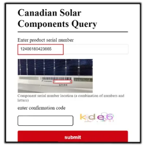 How to verify canadian solar step 2