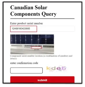 How to verify canadian solar step 2