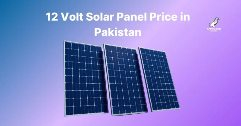 12 volt solar panel price in Pakistan