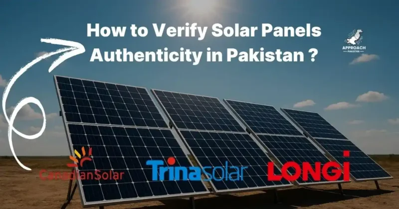 How to check the authenticity of any solar panel in pakistan