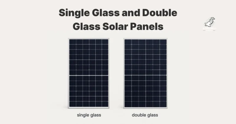 Single glass and double glass solar panels