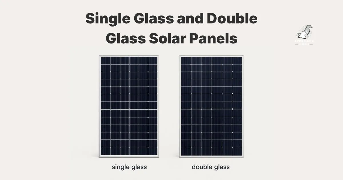Single glass anf double glass solar panels 