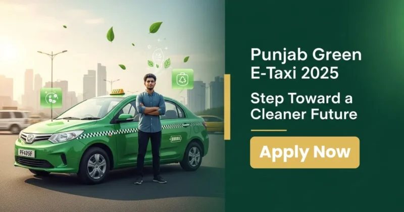 CM Punjab Green E-Taxi 2025 Online Apply | Electric Taxi Scheme Registration Image