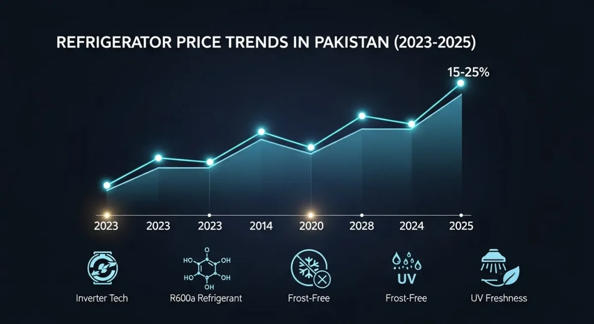 price trends for refrigrators in pakistan