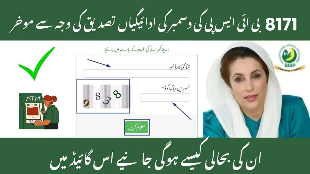 bisp 8171 payment delay reasons