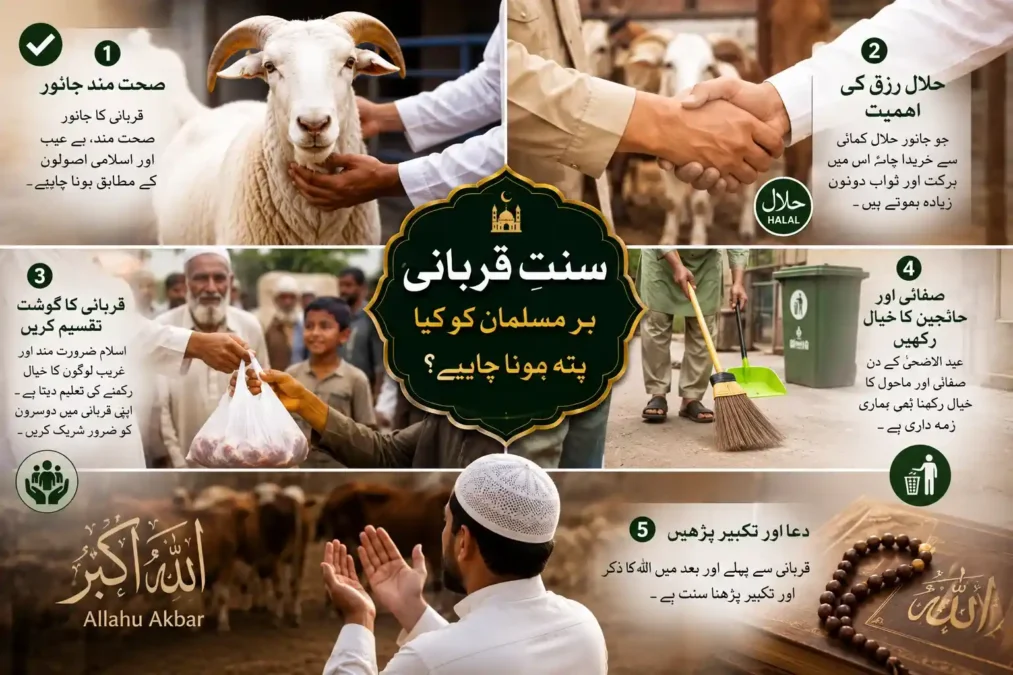 Sunnat Qubani ka sahi tareeqa