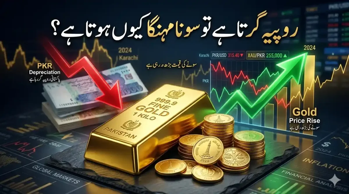 Why Gold Prices Rise When PKR Falls in Pakistan