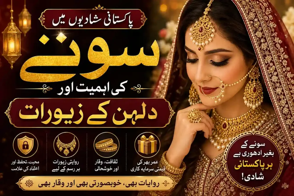 importance of gold in pakistani weddings