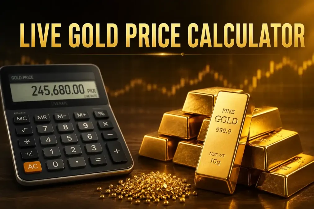Live gold calculator image